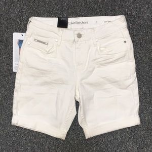 Calvin Klein White Shorts